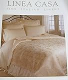 Linea Casa Fine Italian Linens 500 TC Italian Egyptian Cotton Jacquard 3-Pi ....