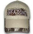 Larry The Cable Guy Git-R-Done Khaki & Camo Hat
