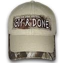 Larry The Cable Guy Git-R-Done Khaki & Camo Hat
