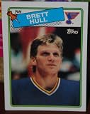 1988-89 Topps Brett Hull Rookie Card #66 St Louis Blues