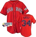David Ortiz Majestic Alternate Red 2007 World Series Replica Boston Red Sox Jersey