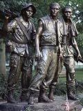Three Servicemen Statue Vietnam Veterans Memorial Washington, D.C. USA Photographic Poster Print, 18x24