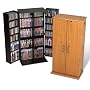 Prepac Black Tall Locking Media (DVD,CD,Games) Storage Cabinet