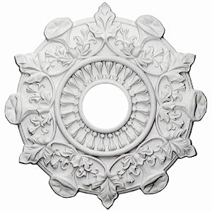 17 1 2OD x 3 1 2ID x 1P Tirana Ceiling Medallion by 
