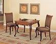 Mahogany Game Table with Game Pieces By Powell Furniture