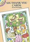 Six Thank You Postcards (Dover Little Activity Books)