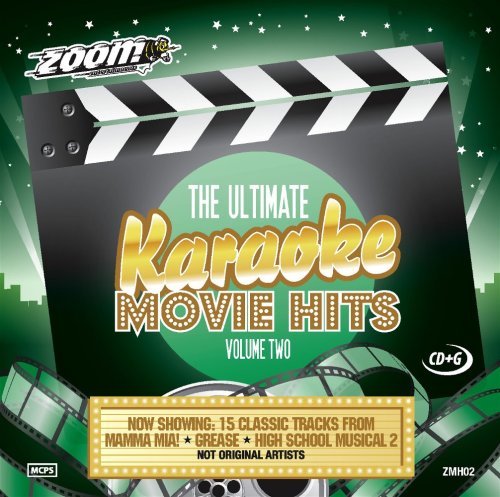 CD-Charts  Music : Zoom Karaoke CD+G - Ultimate Karaoke Movie Hits 2 - Mamma Mia, Grease, High School Musical 2