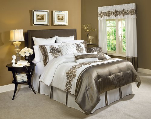 Raymond Waites Aston Taupe King Comforter Set