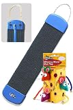 Cleo Pet Carpet Scratch Pad (Blue) & Cheesy Mice set - lots of scratch and playtime fun for cats and kittens!