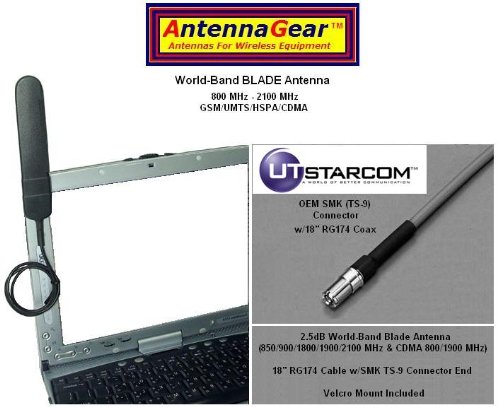 Verizon Wireless UM175, Alltel UM175 USB Modem BLADE ANTENNA - OEM SMK TS-9