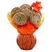 Half Dozen Cookie Bouquet in Basketball Gift Container - Great Gift for Him