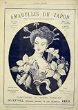 AMARYLLIS JAPAN PERFUME ADVERT FRENCH PRINT 1891