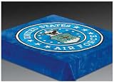 Super Soft Luxury Plush Queen Size Mink Blanket - Air Force Seal