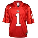 Adidas Georgia Bulldogs #1 Red Replica Football Jersey