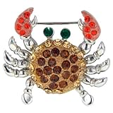 Ocean Crab Animal Pin Brooch
