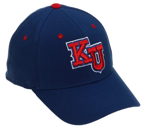 Kansas Jayhawks Adult  One-Fit Hat