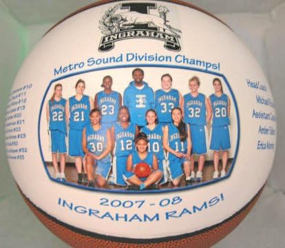 "AZUSA PACIFIC UNIVERISTY Fans - Cougars Basketball - Create YOUR personal fan ball, we can print your favorite photo, graphic, and text message on our signature balls in FULL color.
