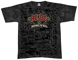 Liquid Blue Mens Acdc Piston Short Sleeve Tee