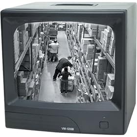 Pro Video VM-1201B 12-inch B/W Monitor with Black Housing