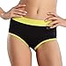 Yvette Women Mid-Rise Sports Panties #6040 - Boyshorts/Support/Moisture Wicking