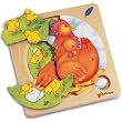 Chicken Family Three Layer Story Puzzle by Chelona