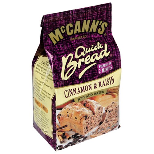 McCANN'S Quick Bread, Cinnamon and Raisin, 1-Pound Bags (Pack of 10) by Raisin Bread