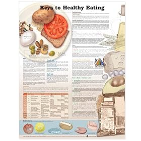Keys To Healty Eating Anatomical Chart Plastic