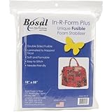 Bosal 493-18 In-R-Form Double Sided Fusible Foam Stabilizer, 18x58-Inch