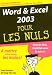 Word & Excel 2003 pour les nuls