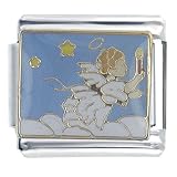 Little Angel In Heaven Religious Italian Charms Bracelet Link