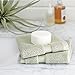 Amazon Brand – Pinzon Heavyweight Luxury Cotton Washcloths - Set of 2, 12 x 12 Inch, Sage