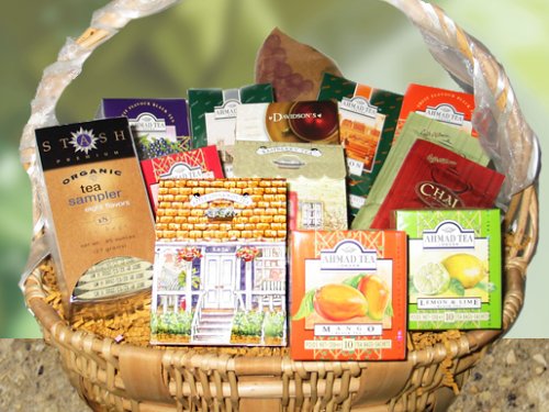 Bountiful Tea Assortment Gourmet Gift Basket