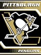 Pittsburgh Penguins Banner Plusch Raschel Blanket Throw - NHL Hockey Fan Shop Team Merchandise