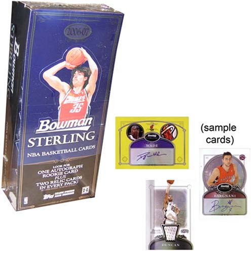 2006/07 Bowman Sterling Basketball HOBBY Box – 6 packs of 5 cards