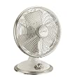 Hunter 91016 Millennium High-Performance Oscillating 10-Inch 3-Speed Table Fan, White