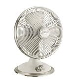 Hunter 91016 Millennium High-Performance Oscillating 10-Inch 3-Speed Table Fan, White