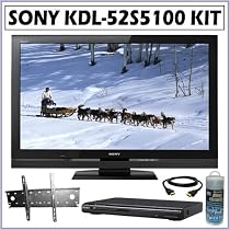 Sony BRAVIA S-Series KDL-52S5100 52-Inch 1080p LCD HDTV + TV Accessory Kit