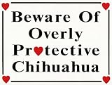 Beware of Dog sign, Chihuahua sign, pet gift,dog sign