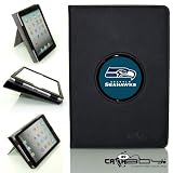 New SLEEP SMART Apple Mini Ipad leather Case By Calaboy- Interchangeable Design - Personalized Picture Frame w Seattle Seahawks Logo (FB36) at Amazon.com