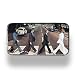 Beatles Abbey Road - Apple iPhone 4 or 4S Custom Case