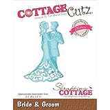 CottageCutz Elites Die Cuts, 2.3 by 3.5-Inch, Bride and Groom