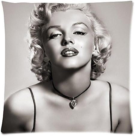 Ulive Decorative Soft Home Decor Bed Sofa Throw Pillow Case Marilyn Monroe Best Christmas Gift 18X18 Inch (2 Sides)