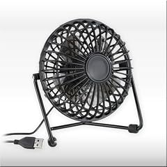 Tischventilator 'SILENT FLOW 95K' mit Schutzgitter - Einfach am PC per USB: F�r eine angenehme erfrischende Brise am Arbeitsplatz!