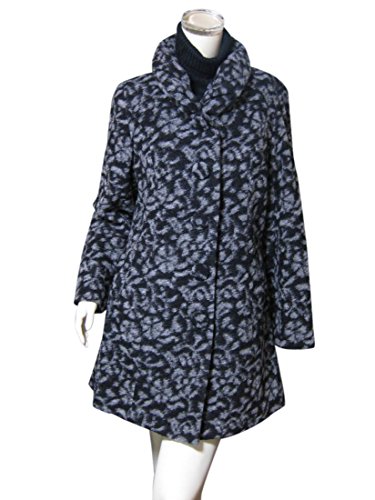 Laliberte 高級イタリア製生地使用の軽量ウールコート グレー Lサイズ