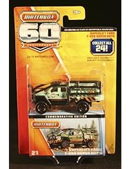 From Amazon.com. Click for details:
 Toy: SUPERLIFT FORD F-350 SUPER DUTY * MATCHBOX 60TH ANNIVERSARY * 2013 Commemorative Edition Vehicle #21 of 24 - Mattel Toy: SUPERLIFT FORD F-350 SUPER DUTY * MATCHBOX 60TH ANNIVERSARY * 2013 Commemorative Edition Vehicle #21 of 24 - Mattel