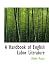 A Handbook of English Labor Literature