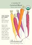 Organic Carrot Seeds Carnival Blend 1000 Seeds
