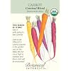 Organic Carrot Seeds Carnival Blend 1000 Seeds