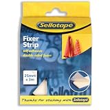 from Sellotape Sellotape Sticky Fixer Strip Roll 25mmx3m Ref 1445400