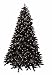 10' Pre-lit Black Ashley Spruce Artificial Christmas Tree - Clear Lights